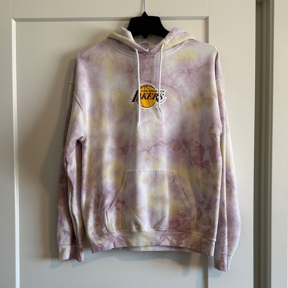 Jackets & Blazers - Lakers Tie-Dye Hoodie